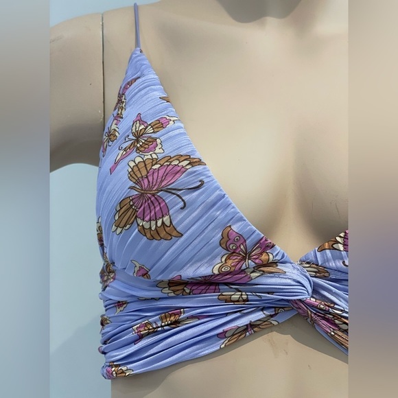 URBAN OUTFITTERS gorgeous satiny cropped/bustier Size XS - Picture 2 of 10